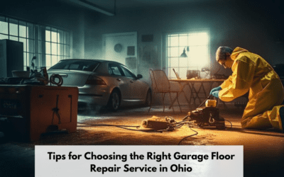 Tips for Choosing the Right Garage Floor Repair Service in Ohio